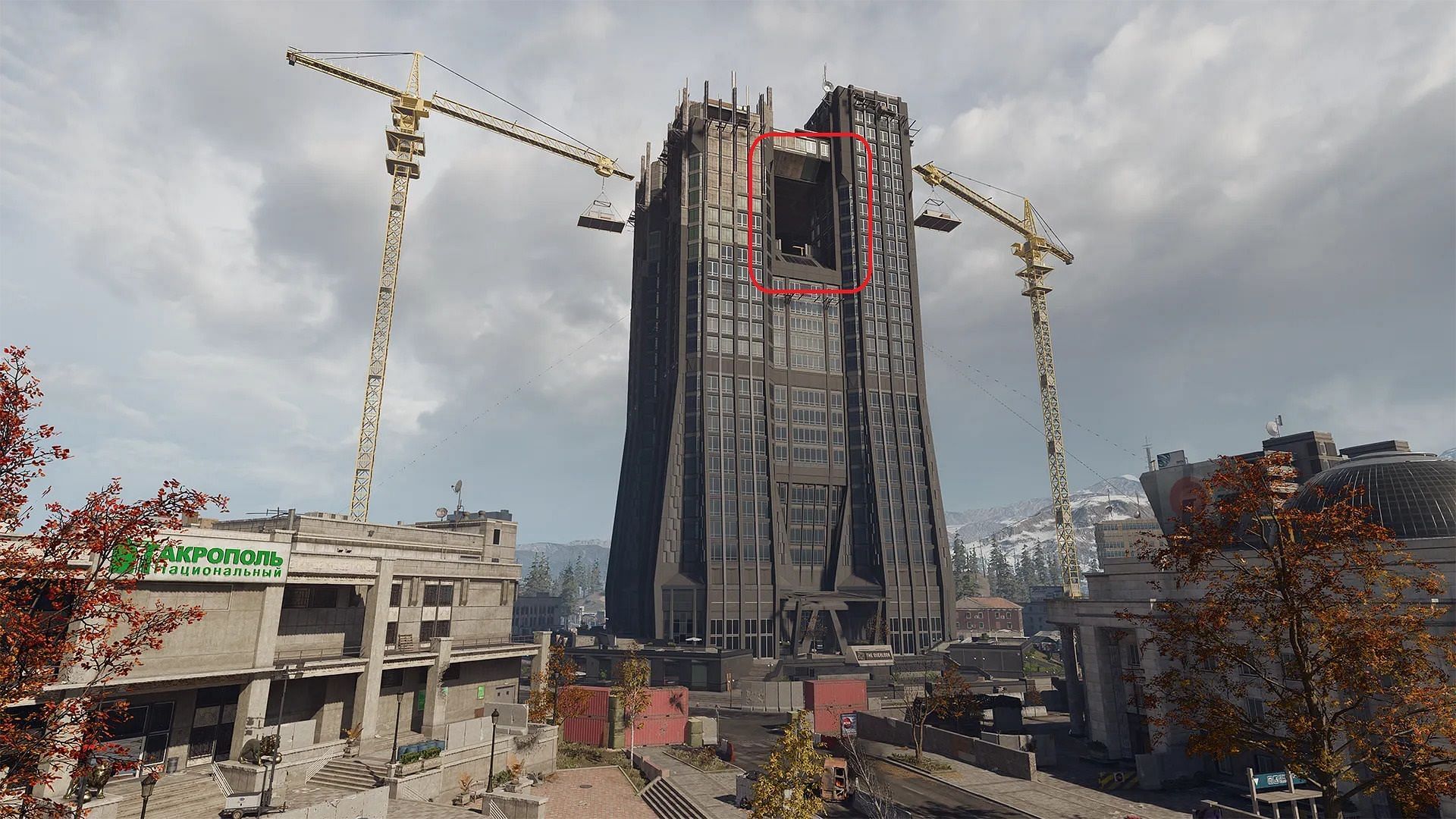 The opening of Overlook's Upper Skydeck (Image via Activision || Sportskeeda Gaming)